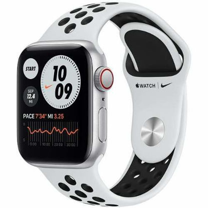 Picture of Apple Watch Nike SE, GPS+Cellular 40mm Silver Aluminium Case with Pure Nike Sport Band