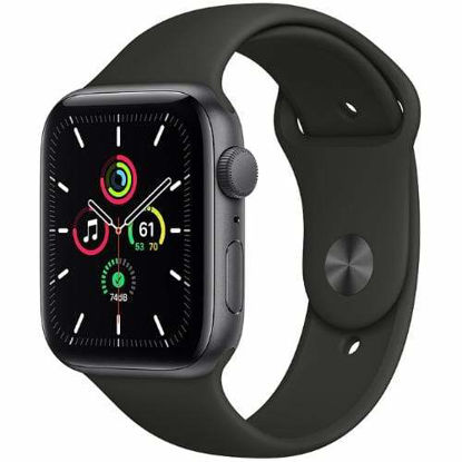 Picture of Apple Watch SE, GPS 44mm Space Grey Aluminium Case with Sport Band