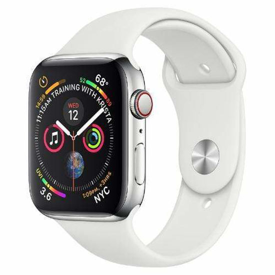 Picture of Apple Watch Series 4, MTX02 GPS+Cellular 44mm Stainless Steel Case (with Sport Band)