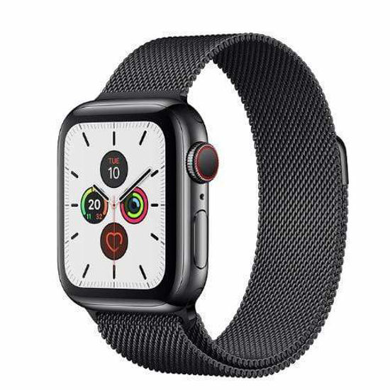 Picture of Apple Watch Series 5, GPS+Cellular 40mm Gold Stainless Steel Case with Milanese Loop