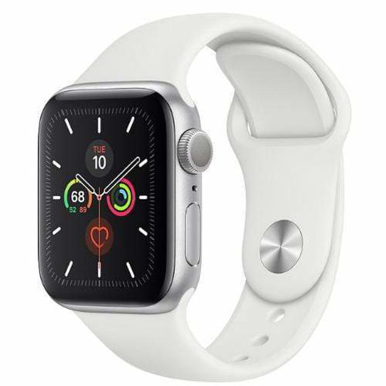 Picture of Apple Watch Series 5, GPS+Cellular 40mm Stainless Steel Case with Sport Band