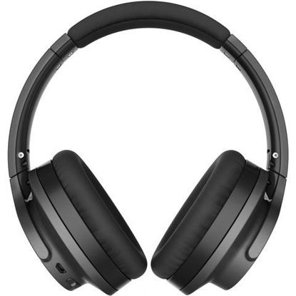 Picture of Audio-Technica QuietPoint Wireless Active Noise-Cancelling Over-Ear Headphones (Black)