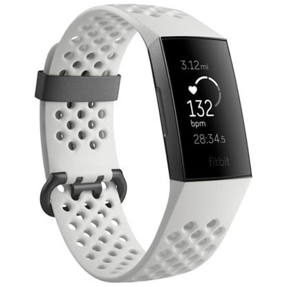 Picture of Fitbit Charge 3 Special Edition (Frost White Sport/Graphite Aluminium)