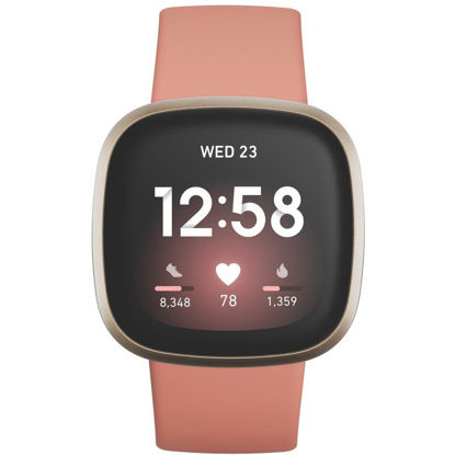 Picture of Fitbit Versa 3 (Pink Clay/Soft Gold)
