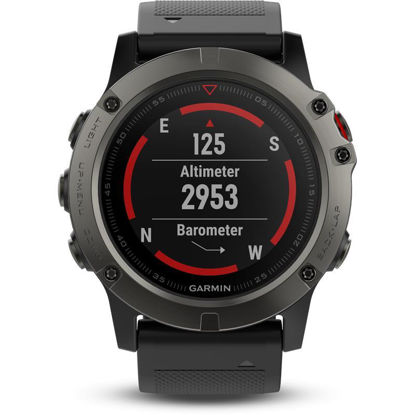 Picture of Garmin Fenix 5X Sports Watch with Black Band (Slate Gray Sapphire)