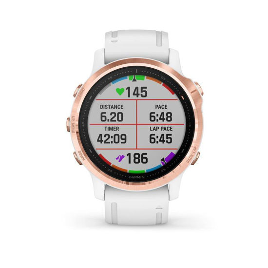 Picture of Garmin Fenix 6S Pro Sports Watch (Rose Gold/White)