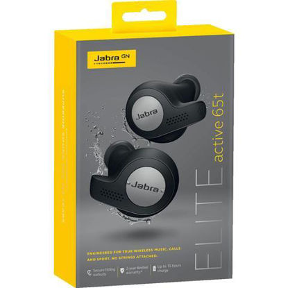 Picture of Jabra Elite Active 65t True Wireless Earbuds (Titanium Black)