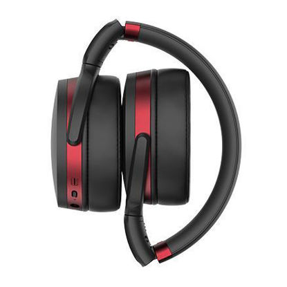 Picture of Sennheiser HD 458BT Over-Ear Wireless Noise Cancelling Headphones (Black/Red)