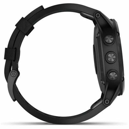 Picture of Garmin Fenix 5 Plus Black Case with Leather Band (Sapphire Edition)