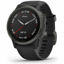 Picture of Garmin Fenix 6S Sapphire Edition Carbon Grey DLC with Silicone Band