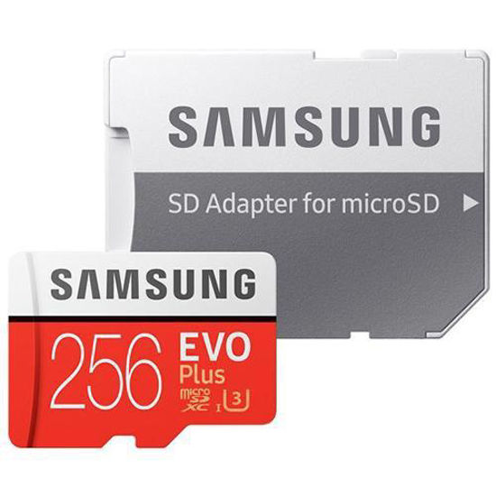 Picture of Samsung EVO Plus microSDXC with Adaptor Class 10 256GB