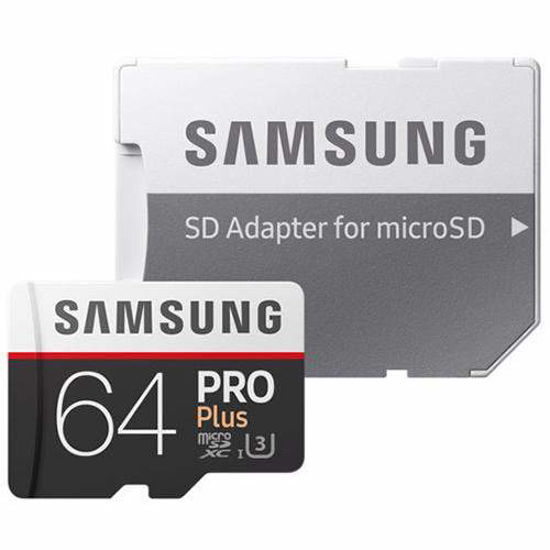 Picture of Samsung PRO Plus microSDXC with Adaptor Class 10 64GB