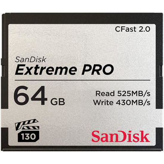 Picture of SanDisk Extreme Pro CFast 2.0 525MBs 64GB