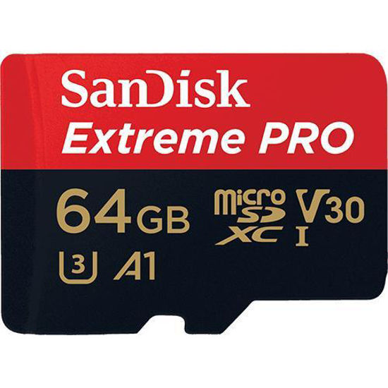 Picture of SanDisk Extreme Pro microSDXC V30 A1 100MB/s 64GB