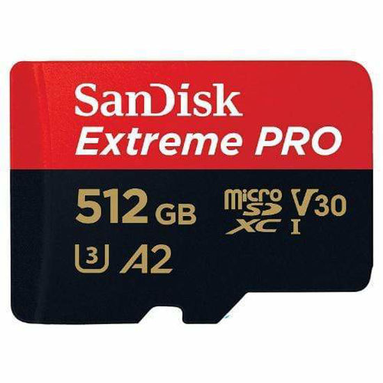 Picture of SanDisk Extreme Pro microSDXC V30 U3 4K 170MB/s 512GB