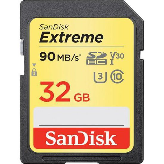 Picture of SanDisk Extreme SDHC U3 90MB/s 32GB