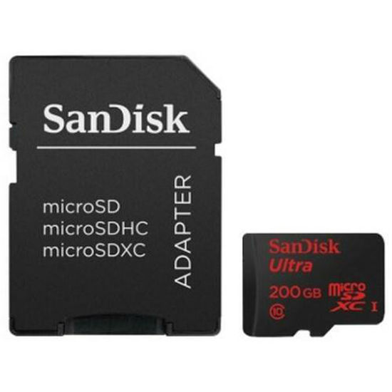 Picture of SanDisk microSDXC Ultra 90MB/s 200GB (with SD Adapter)