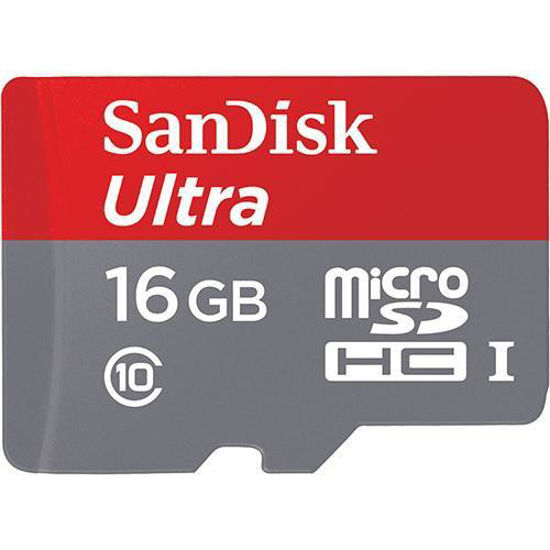 Picture of SanDisk Ultra MicroSD Class 10 80MB/s 16GB