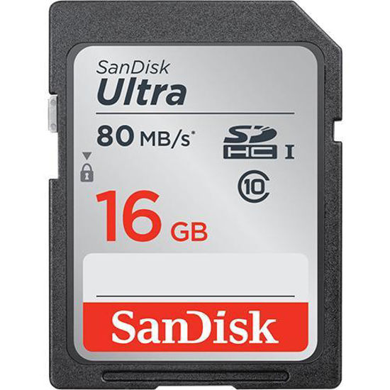Picture of SanDisk Ultra SDHC Class 10 80MB/s 16GB