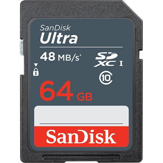 Picture of SanDisk Ultra SDXC Class 10 48MB/s 64GB