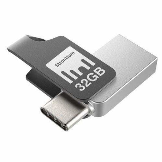 Picture of Strontium Nitro Plus Type-C USB 3.1 32GB R150MB/s W60MB/s SR32GSLOTGCY